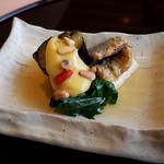 札幌 なだ万雅殿 - 酢の物です(2016年10月)。