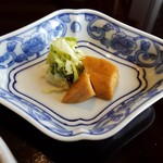 札幌 なだ万雅殿 - 香の物です(2016年10月)。