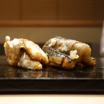 鮨 とかみ - 2016/12_穴子（塩、つめ）