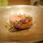 鮨 とかみ - 2016/12_あん肝と鮟鱇の身