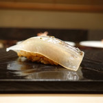 鮨 とかみ - 2016/12_さよりの昆布締め