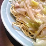 長崎飯店 - 皿うどん（合盛り・太麺サイド）