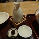 並木藪蕎麦 - 燗酒(菊正宗)