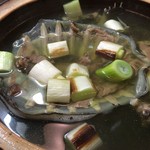 板 石山光一 - 丸鍋（すっぽん鍋）（アップ）