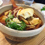 横濱蕎麦 傳介 - 中からプルンとお豆腐