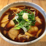 横濱蕎麦 傳介 - 寄せ豆腐のきのこ餡　700円