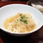 銀座 しのはら - フカヒレ餡を掛けて