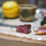 銀座 しのはら - 鴨のつけ焼き