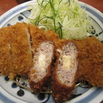 とんかつ濱かつ - バラエティかつ定食 1380円