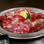 熊本馬肉横丁 - 馬焼肉5種盛り