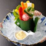 野菜スティックサラダ (みそ風味マヨネーズ)