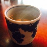 あんず茶房 - 食後には昆布茶のサービス(^_^)