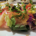 KENの厨房 - 生ハムとモッツァレラチーズのリースサラダ