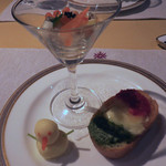 KENの厨房 - シーフードのマリネやポテトで作った雪だるま