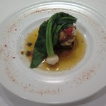 ラ ヴィオレッタ - 北海道産　白子のソテー　焦がしバターとトマトフレッシュソース