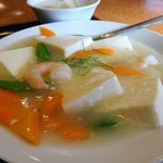 景珍楼 - 海老と豆腐の煮込み