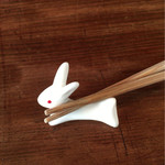 かわいいうさぎの箸置き！