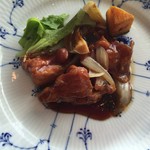 トゥーランドット - 鶏肉と温野菜の黒酢炒め