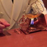 サンルーカルバー - ざらめを入れて熱する