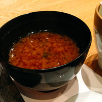 築地青空三代目 大名古屋ビルヂング店 - お味噌汁
