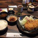 勝烈亭 - 厚揚げロースかつ膳（大）①