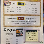 勝烈亭 - メニュー⑧