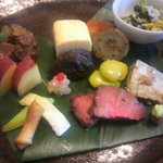 Roan Matsuda Sasayama Ten - 季節のお料理　鹿肉のしぐれ煮も臭みなく美味しい。
