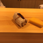 鮨 あらい - 穴子と玉子