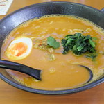 スパイシーカレーとんこつラーメン 願力屋 - スパイシーカレーとんこつラーメン（激辛）