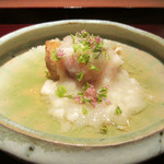 二条城ふる田 - 1】先付：ぐじ揚げ出し　とろろ餡掛け(2016.12月)