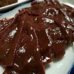 仙斉焼肉 - 馬レバ刺し