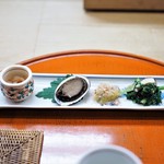 割烹 やました - お通し2　前菜盛り合わせ