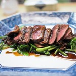 割烹 やました - 青首鴨炒め