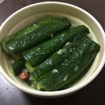 Gang Yuan Beef Noodle Restaurant - きゅうりの漬物(35NT$、約128円)