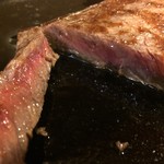 肉の山本 - 肉のやまもと(国産牛サーロインステーキセット/ステーキをカット)