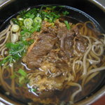 芋喰島 - 肉蕎麦600円