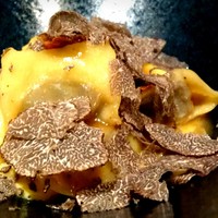 IL TEATRINO DA SALONE - 牛頬のブラザートを詰めたアニョロッティ フォンティーナチーズのフォンドゥータ
                (ex. 黒トリュフ追加)
