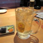 オヤジ会員適用の大ジョッキハイボール2016.12.25