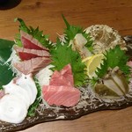 旬海佳肴 一家 - 本日の厳選６点盛り　３３００円