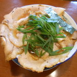 もんど - 蔵出し醤油麺、チャーシュー大盛、麺1.5玉　2016.12