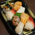 Chiyoda Sushi - 貝づくし（７９９円）２０１６年１２月