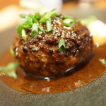 裏参道牛肉店 - ハンバーグ