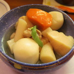 まいもんや かっぱ - 2016年12月　お通しの筑前煮