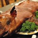 菜の花  - イベリコ仔豚の丸焼き