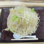 ジャンクガレッジ - ラーメン並＋野菜WニンニクW