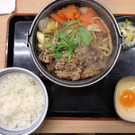 吉野家 - 2016年12月29日  牛すき鍋膳 650円