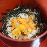 魚信旅館 - ウニ御飯