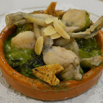 サラマンジェ ド イザシ ワキサカ - エスカルゴとカエル ロックフォールチーズのココット