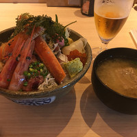 さかなや別邸 - 豪華海鮮丼（1500円）