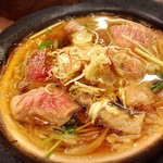 滋味 康月 - 【2016.12】近江牛と松茸の小鍋